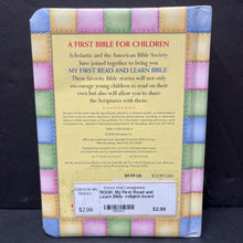 Load image into Gallery viewer, My First Read and Learn Bible -religion board
