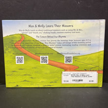 Load image into Gallery viewer, Max &amp; Molly Learn Their Manners (Max Rhymes: A Children's Series) (Todd &amp; Jackie Courtney) -character hardcover
