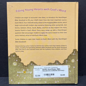 HeartShaper Bible Storybook (Catherine DeVries) -religion hardcover