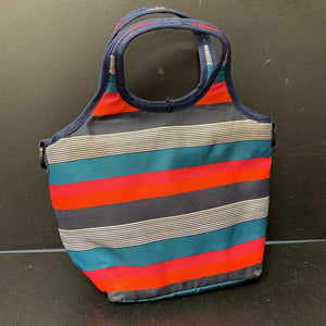 Striped School Lunch Bag