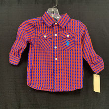 Load image into Gallery viewer, Plaid Button Down Shirt
