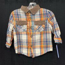 Load image into Gallery viewer, Plaid Button Down Shirt
