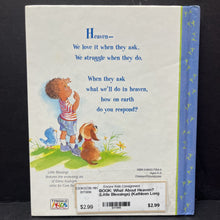 Load image into Gallery viewer, What About Heaven? (Little Blessings) (Kathleen Long Bostrom) -religion hardcover
