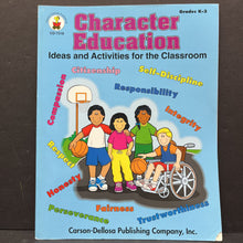 Load image into Gallery viewer, Character Education Grades K-3 -workbook

