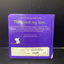 Load image into Gallery viewer, That's Not My Lion... (Usborne) -touch &amp; feel
