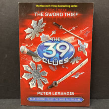 Load image into Gallery viewer, The Sword Thief (The 39 Clues) (Peter Lerangis) -series paperback
