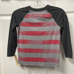 Striped Button T-Shirt