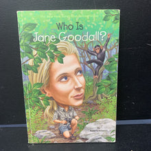 Load image into Gallery viewer, Who Is Jane Goodall? (Who HQ) (Notable Person) (Roberta Edwards) (Puffin Cover) -series educational paperback
