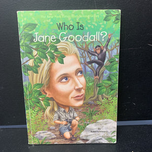 Who Is Jane Goodall? (Who HQ) (Notable Person) (Roberta Edwards) (Puffin Cover) -series educational paperback
