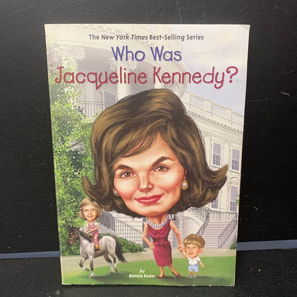 Who Was Jacqueline Kennedy? (Who HQ) (Notable Person) (Bonnie Bader) (Puffin Cover) -series educational paperback