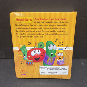 Bob and Larry's Book of Prayers (VeggieTales) (Peggy Schaefer) -character religion board