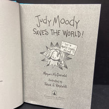 Load image into Gallery viewer, Judy Moody Saves The World (Megan McDonald) (New Cover) -series hardcover
