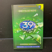 Load image into Gallery viewer, One False Note (The 39 Clues) (Gordon Korman) (New Cover) -series hardcover

