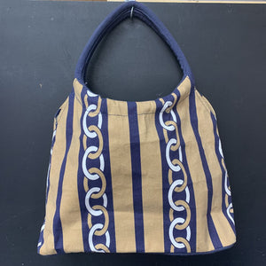 Striped "C" Monogrammed Bag