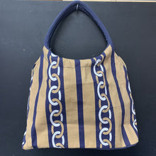 Load image into Gallery viewer, Striped "C" Monogrammed Bag
