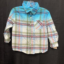 Load image into Gallery viewer, Plaid Button Down Shirt
