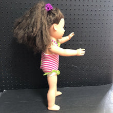 Load image into Gallery viewer, Doll in Striped Swimwear
