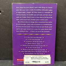 Load image into Gallery viewer, Harry Potter and The Sorcerer's Stone (J.K. Rowling) (Old Purple Cover) -series paperback
