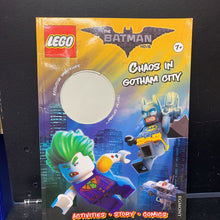 Load image into Gallery viewer, Chaos in Gotham City (Lego Batman) -paperback activity character
