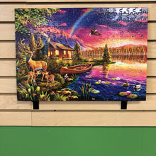 Load image into Gallery viewer, "Lakeside Cabin" Jigsaw Puzzle (Buffalo Games)
