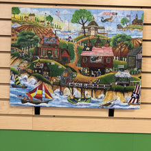 Load image into Gallery viewer, Cheryl Bartley "Mermaid Village by the Sea" Jigsaw Puzzle
