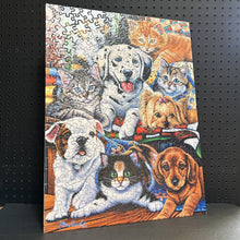 Load image into Gallery viewer, Playful Paws Jenny Newland's "Hide &amp; Seek" Jigsaw Puzzle (Masterpieces)
