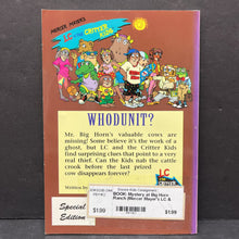 Load image into Gallery viewer, Mystery at Big Horn Ranch (Mercer Mayer's LC &amp; The Critter Kids) (Golden Book) -paperback character chapter
