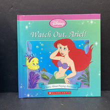 Load image into Gallery viewer, Watch Out, Ariel! (Disney Princess) (The Little Mermaid) -hardcover character
