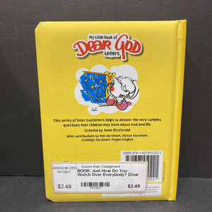 Just How Do You Watch Over Everybody? (My Little Book of Dear God Letters/Dear God Kids) (Anna Fitzgerald) -religion board