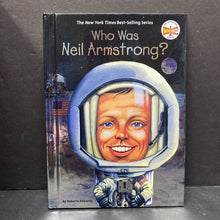 Load image into Gallery viewer, Who Was Neil Armstrong? (Roberta Edwards) (Who HQ) (Notable Person) (Puffin Cover) -series educational hardcover
