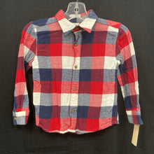 Load image into Gallery viewer, Plaid Button Down Shirt
