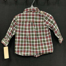 Load image into Gallery viewer, Plaid Button Down Shirt
