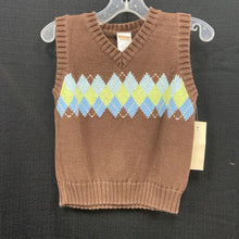 Load image into Gallery viewer, Argyle Sweater Vest
