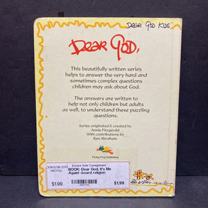 Dear God, It's Me Again! (Dear God Kids) (Anna Fitzgerald) -religion board