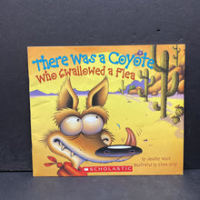 Load image into Gallery viewer, There Was a Coyote Who Swallowed a Flea (Jennifer Ward) -paperback
