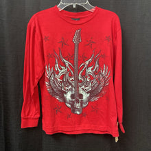 Load image into Gallery viewer, Skull Guitar Graphic T-Shirt
