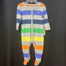 Load image into Gallery viewer, Striped Footed Sleepwear
