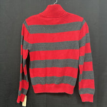 Load image into Gallery viewer, Striped Zipped Sweater
