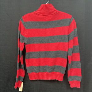 Striped Zipped Sweater