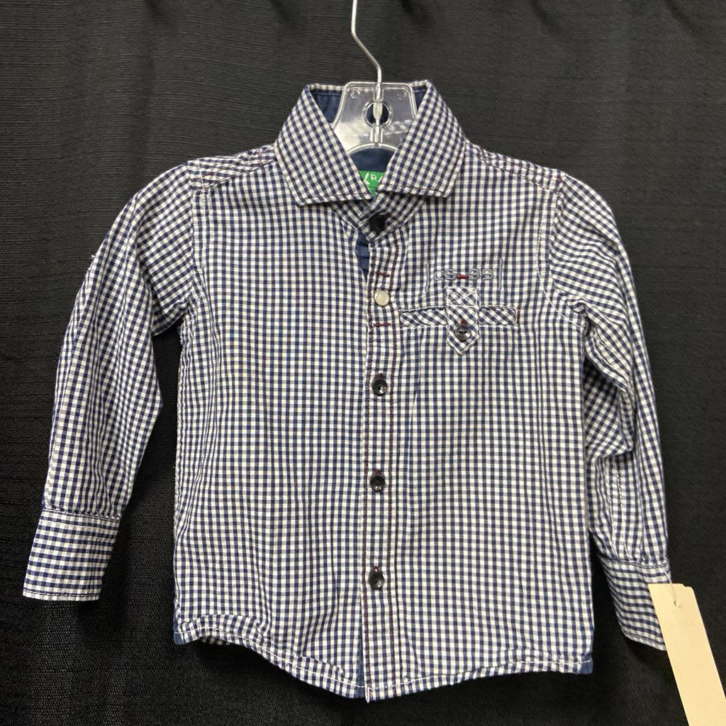 Plaid Button Down Shirt (White Rabbit)