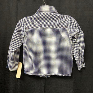 Plaid Button Down Shirt (White Rabbit)