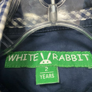 Plaid Button Down Shirt (White Rabbit)