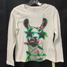 Load image into Gallery viewer, Christmas Llama Graphic T-Shirt Top (NEW)
