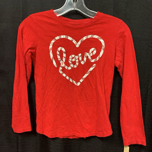 Christmas "love" Graphic T-Shirt Top