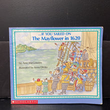 Load image into Gallery viewer, If You Sailed on the Mayflower in 1620 (Ann McGovern) (Notable Event) -paperback educational
