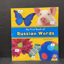 Load image into Gallery viewer, My First Book of Russian Words (English/Russian) (Katy R. Kudela) -paperback educational
