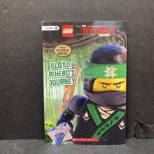 Load image into Gallery viewer, Lloyd: A Hero&#39;s Journey (LEGO: The Ninjago Movie) (Scholastic Level 2) -character reader paperback
