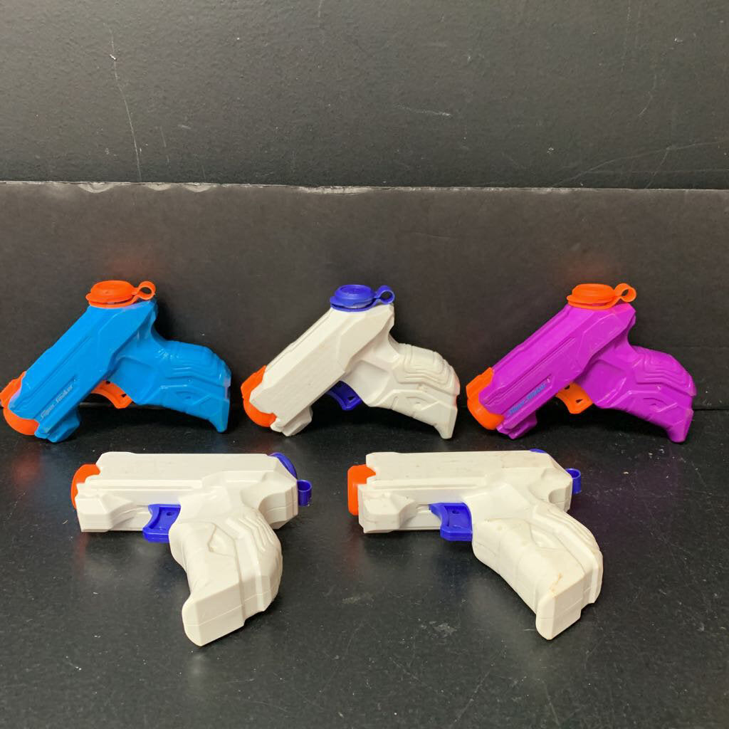 5pk Super Soaker Zipfire Water Guns