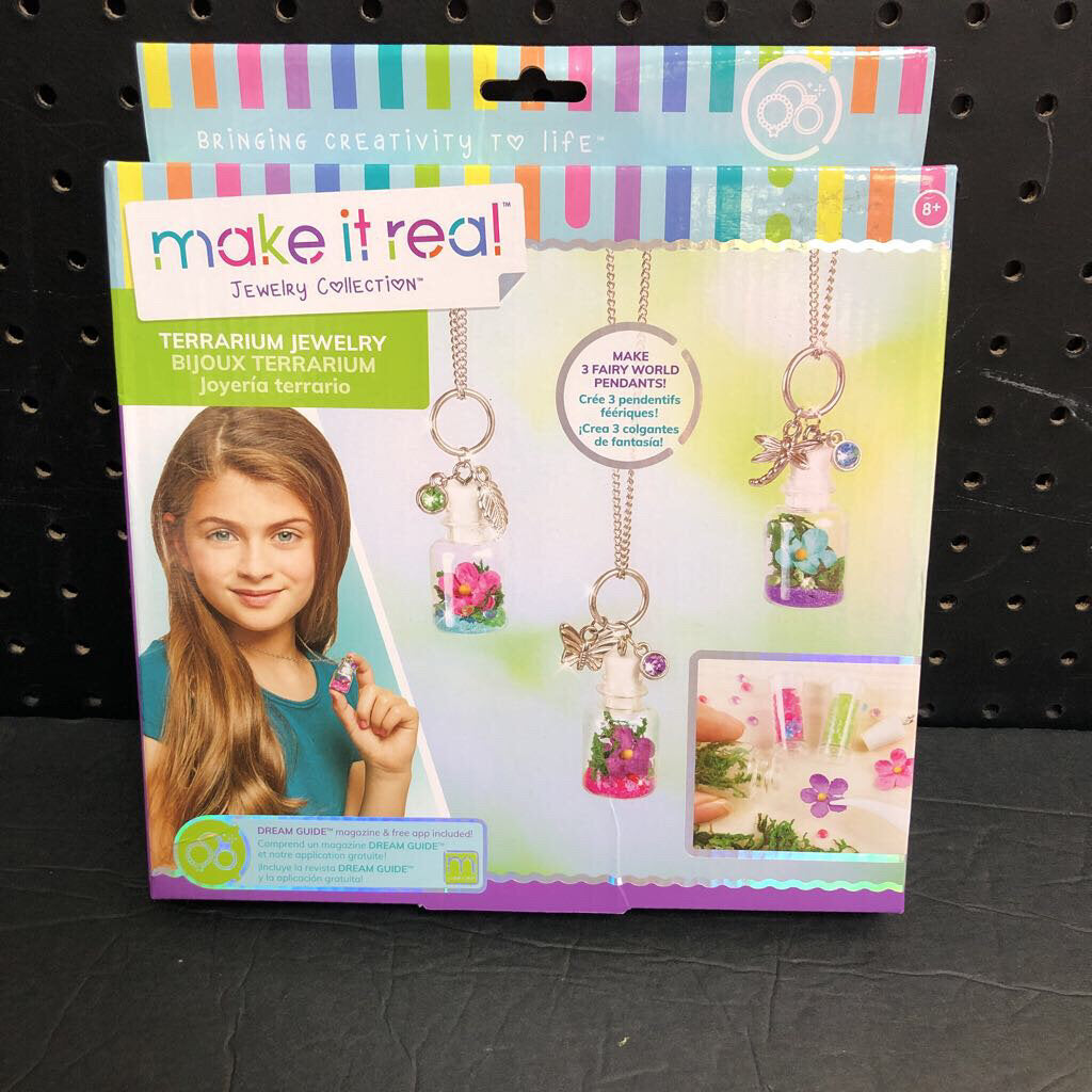 Terrarium Jewelry Fairy World Kit