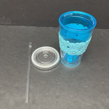 Load image into Gallery viewer, Double Walled Insulated Flower Tumbler Cup
